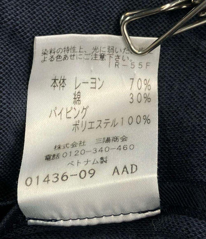 アマカ セットアップ スカートスーツ ノーカラー レディース SIZE 40 (L) AMACA