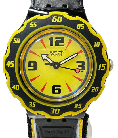 スウォッチ 腕時計 グッドウィル・ゲームズ 98年記念モデル スクーバ200 クオーツ イエロー SHB101 メンズ Swatch