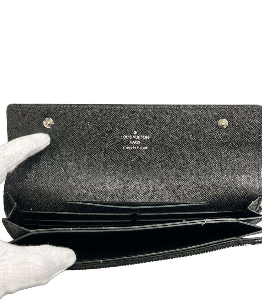 ルイヴィトン タイガ 黒 ポルトフォイユ アコルディオン 長財布 ウォレット LOUIS VUITTON 長財布 ポルトフォイユ アコルディオン タイガ M30992