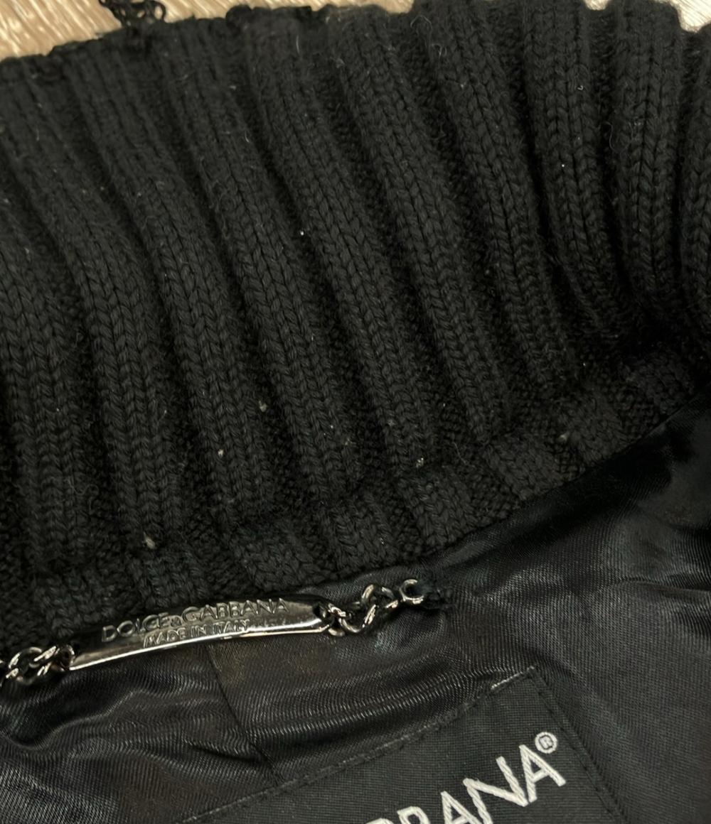 DOLCE&GABBANA レザージャケット ダブルジップ  マルチジップ フェイクレイヤード ジャケット ブルゾン MULTI POCKET FAKE LAYERED BATTING JACKET