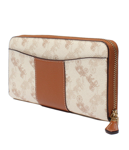 美品 COACH ラウンドファスナー長財布 コーチ
