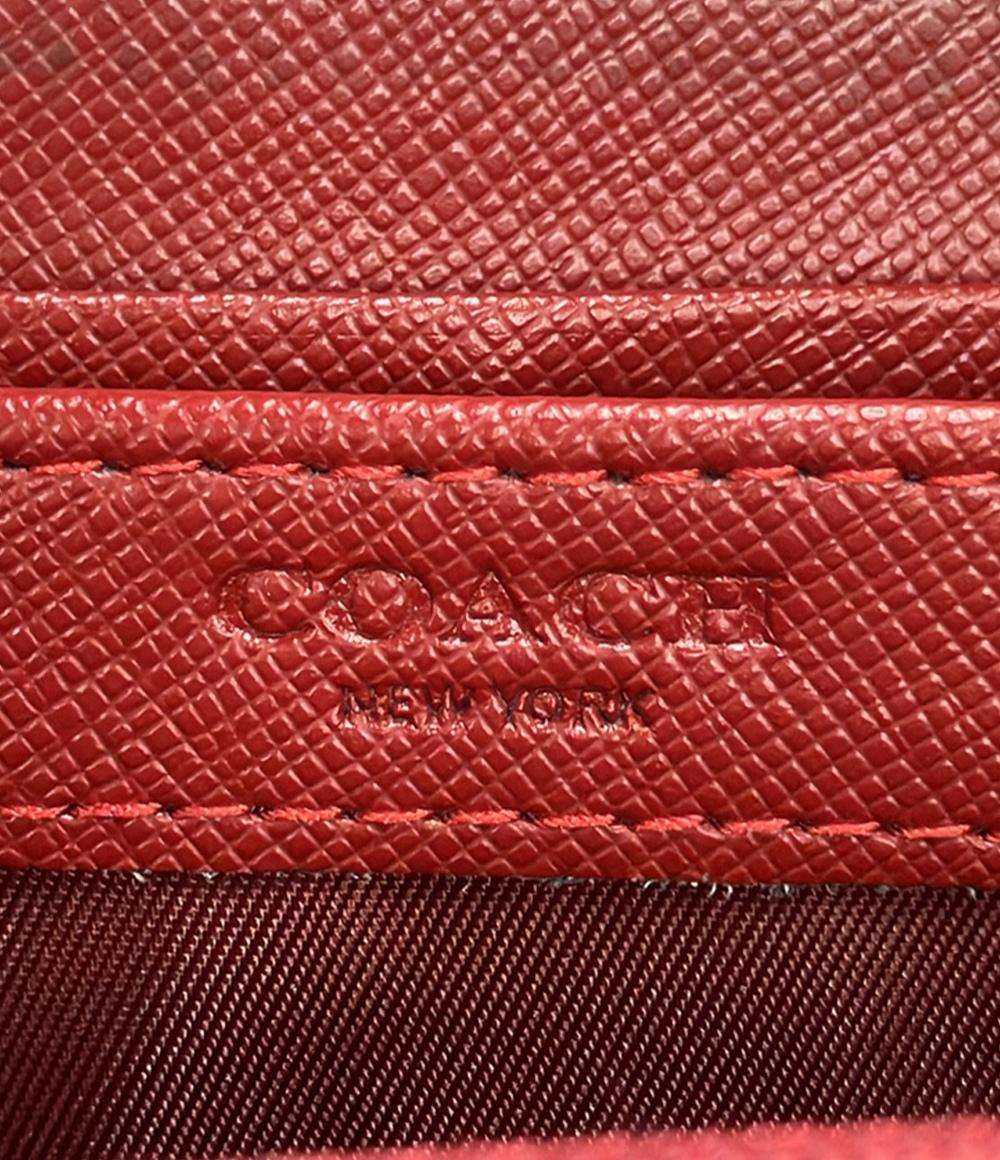 COACH ラウンドファスナー長財布 シグネチャー F53768 レディース コーチ