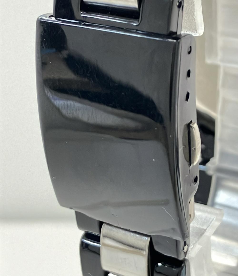 オーセン 腕時計 クオーツ ブラック FG0736 メンズ OHSEN