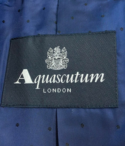 美品 アクアスキュータム ステンカラーコート モヘア レディース Aquascutum