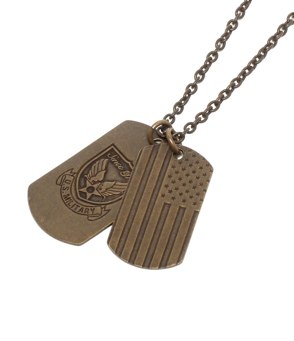 アヴィレックス ネックレス ダブルドッグタグ メンズ AVIREX