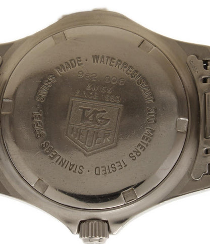 TAG HEUER 腕時計 プロフェッショナル2000 クオーツ ブラック 962.006 メンズ タグホイヤー