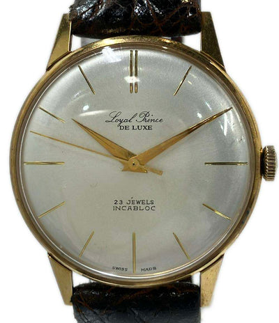 LOYAL PRINCE 腕時計 手巻き シルバー メンズ ロイヤルプリンス