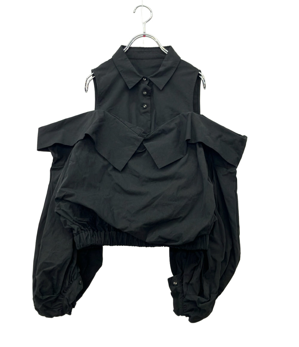 RICO 長袖ブラウス オフショルダー ボタン R241FB007-09F1 レディース SIZE F (M) リコ