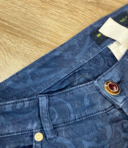 ETRO デニムパンツ ペイズリー柄 コットン ジップアップ 161-1690-9484 メンズ SIZE 31 (M) エトロ