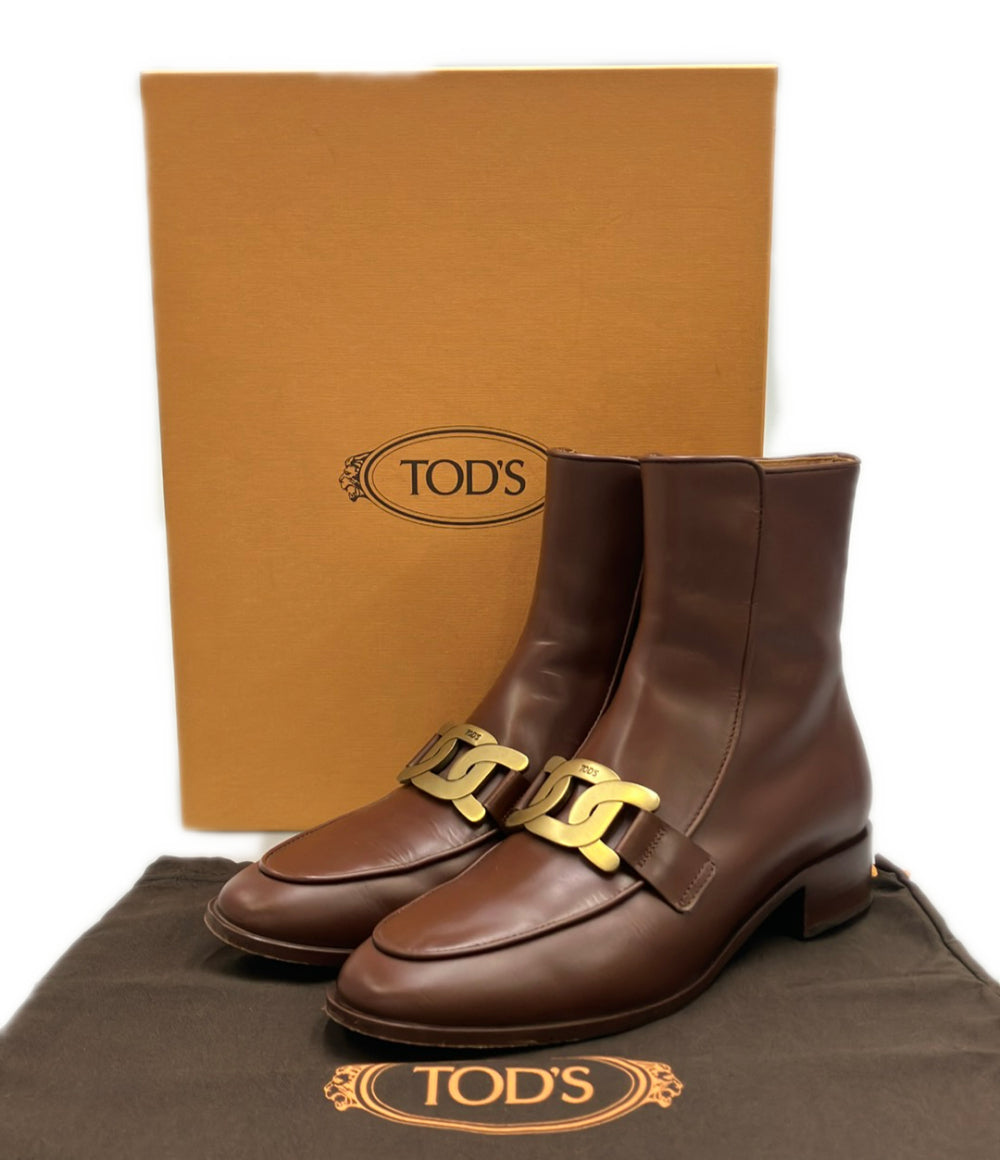 TOD’S サイドジップショートブーツ レディース SIZE 37 1/2 トッズ