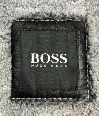 HUGO BOSS レザーボアジャケット メンズ SIZE 46 ヒューゴボス