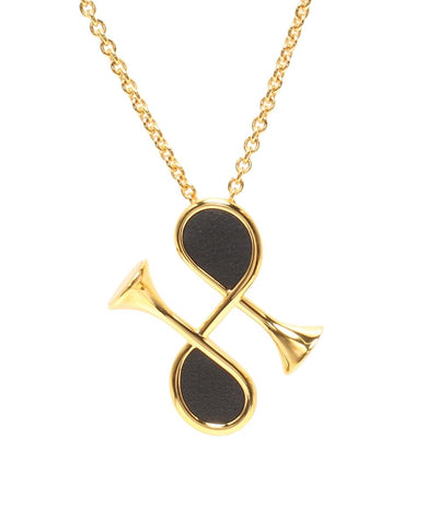 美品 HERMES ネックレス コルH ゴールド金具 レディース エルメス