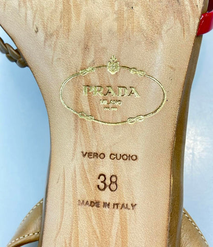PRADA バッグストラップサンダル レディース SIZE 38 (25cm) プラダ
