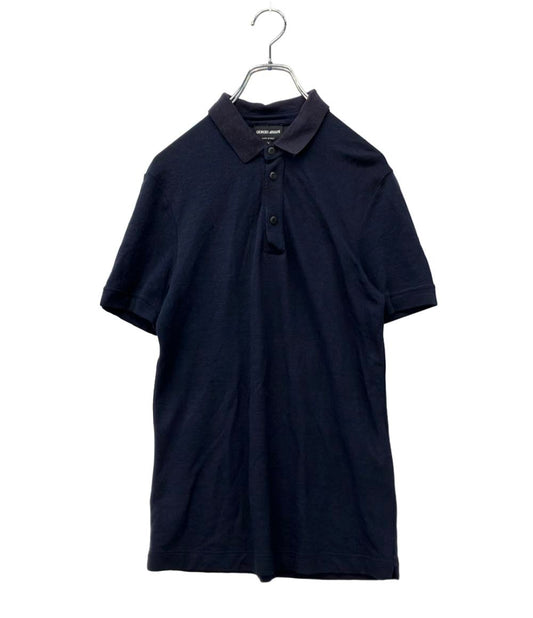 GIORGIO ARMANI 半袖ポロシャツ フロントボタン留め ストレートヘム 6YSF53 SJSFZ メンズ SIZE 46 (S) ジョルジオアルマーニ