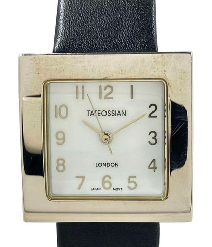 タテオシアン 腕時計 クオーツ ホワイト レディース TATEOSSIAN