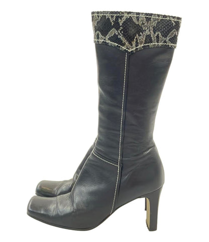 BALENCIAGA ミドルブーツ パイソン柄 レディース SIZE 35 1/2 (23.5cm) バレンシアガ