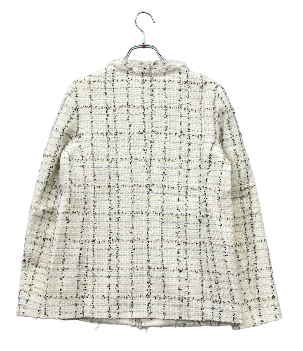 ANAYI ノーカラージャケット ミックスツイード レディース SIZE 38 (M) アナイ