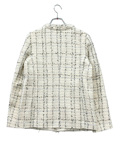 ANAYI ノーカラージャケット ミックスツイード レディース SIZE 38 (M) アナイ