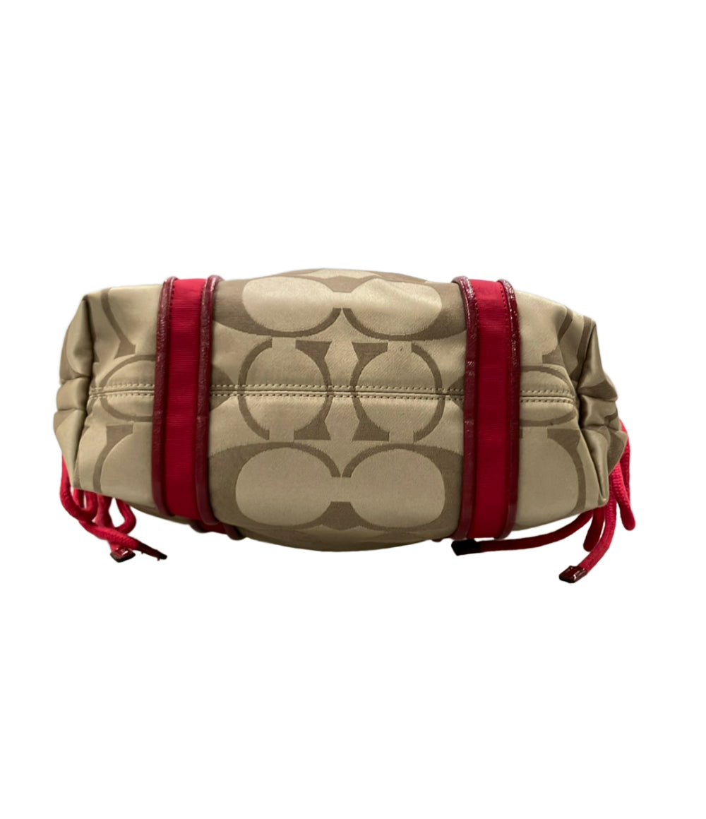 COACH 2WAY トートバッグ ショルダーバッグ 肩掛け シグネチャー F20101 レディース コーチ