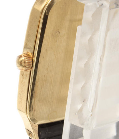 ロンジン 腕時計 スクエア 18K クオーツ ゴールド メンズ LONGINES