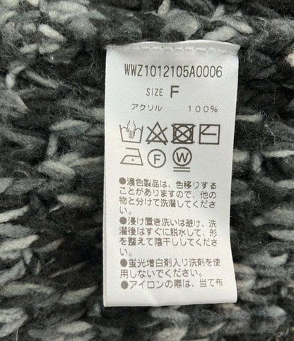 フーズフーギャラリー 段染めパイピングワッフルカーディガン WWZ1012105A0006 レディース SIZE F (M)