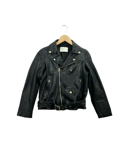 ビューティフルピープル シープレザーダブルライダースジャケット 革ジャン レディース SIZE 140 beautiful people