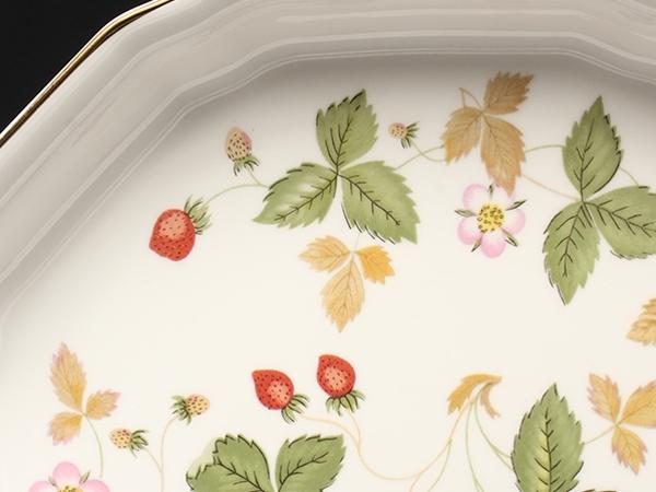 ウエッジウッド オクタゴナルディッシュ 皿 24cm ワイルドストロベリー WEDGWOOD