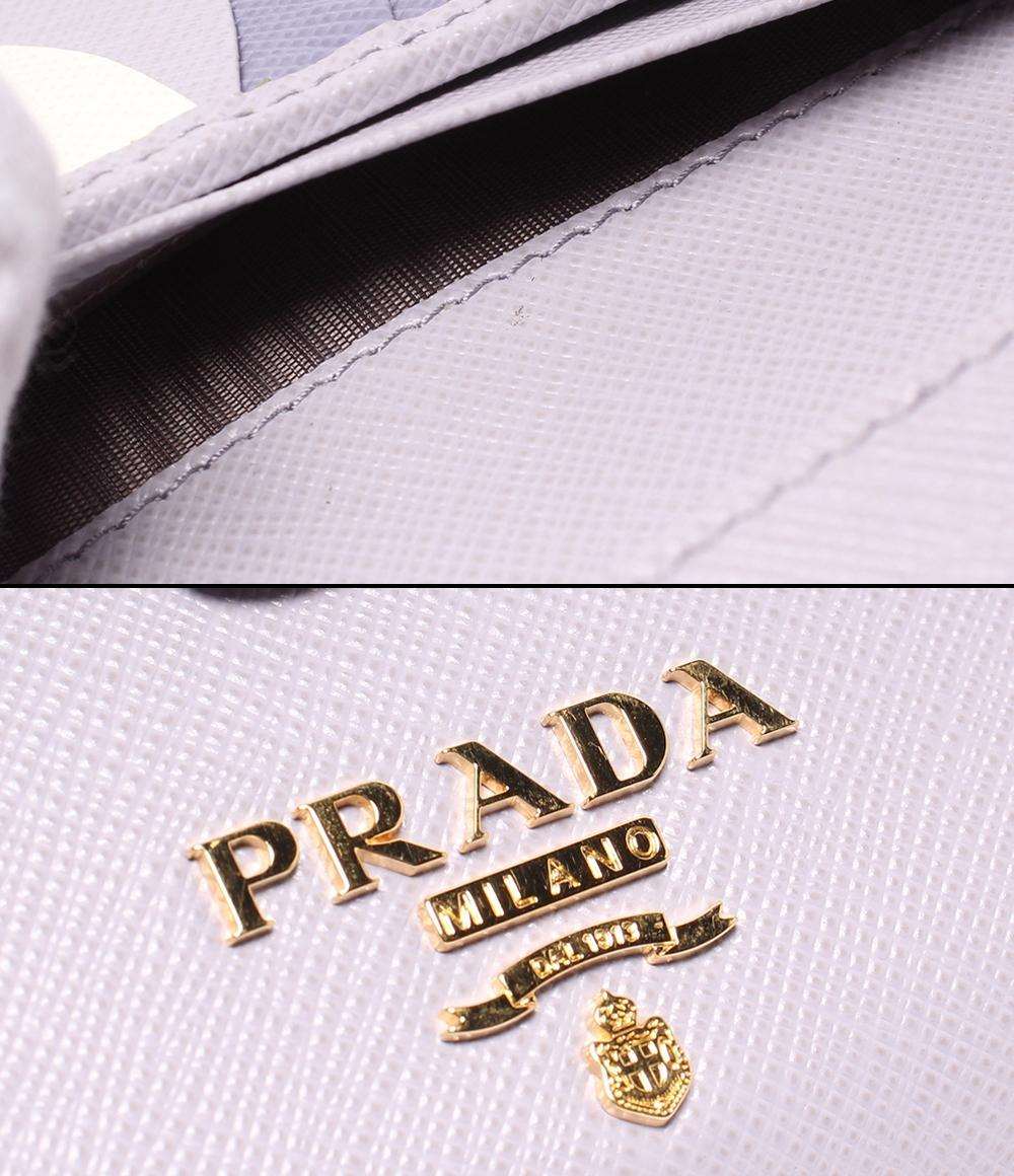 美品 PRADA 長財布 サフィアーノ 1MV025 レディース プラダ