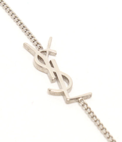 美品 YVES SAINT LAURENT ブレスレット カサンドラ YSLロゴ レディース イヴ・サンローラン