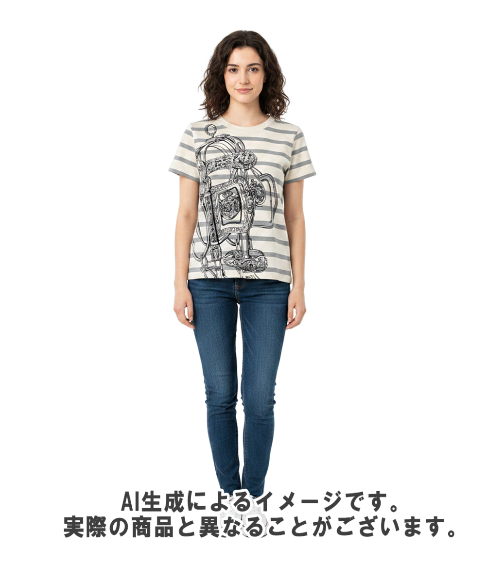 HERMES 半袖 Tシャツ H1H4612DN0332 レディース SIZE 36 (S) エルメス