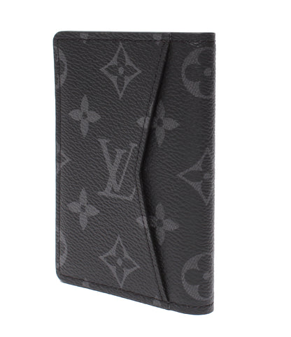 美品 LOUIS VUITTON カードケース オーガナイザー･ドゥ ポッシュ モノグラム エクリプス M61696 メンズ ルイ・ヴィトン