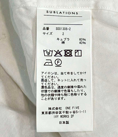 SUBLATIONS 長袖 シャツ メンズ SIZE 2 サブレーションズ
