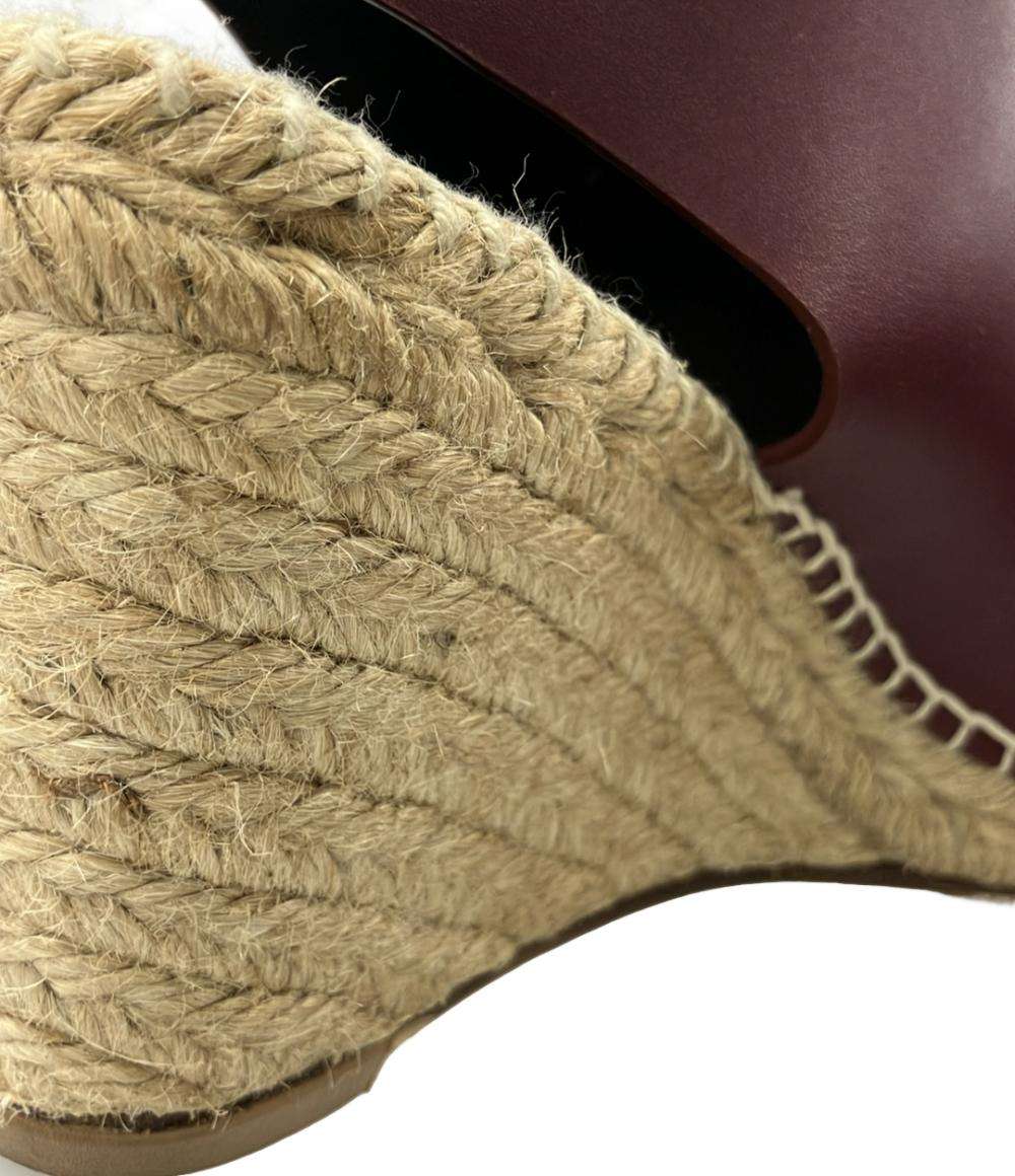 セリーヌ オープントゥウェッジソールサンダル レディース SIZE 36 (M) CELINE