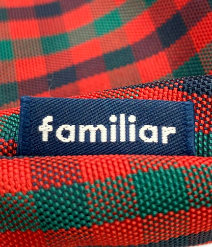 美品 Familiar ショルダーバッグ ポシェット 斜め掛け ナイロン レディース ファミリア