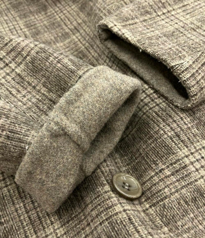 ソアール チェスターコート チェック レディース SIZE F (M) SOUAIRE