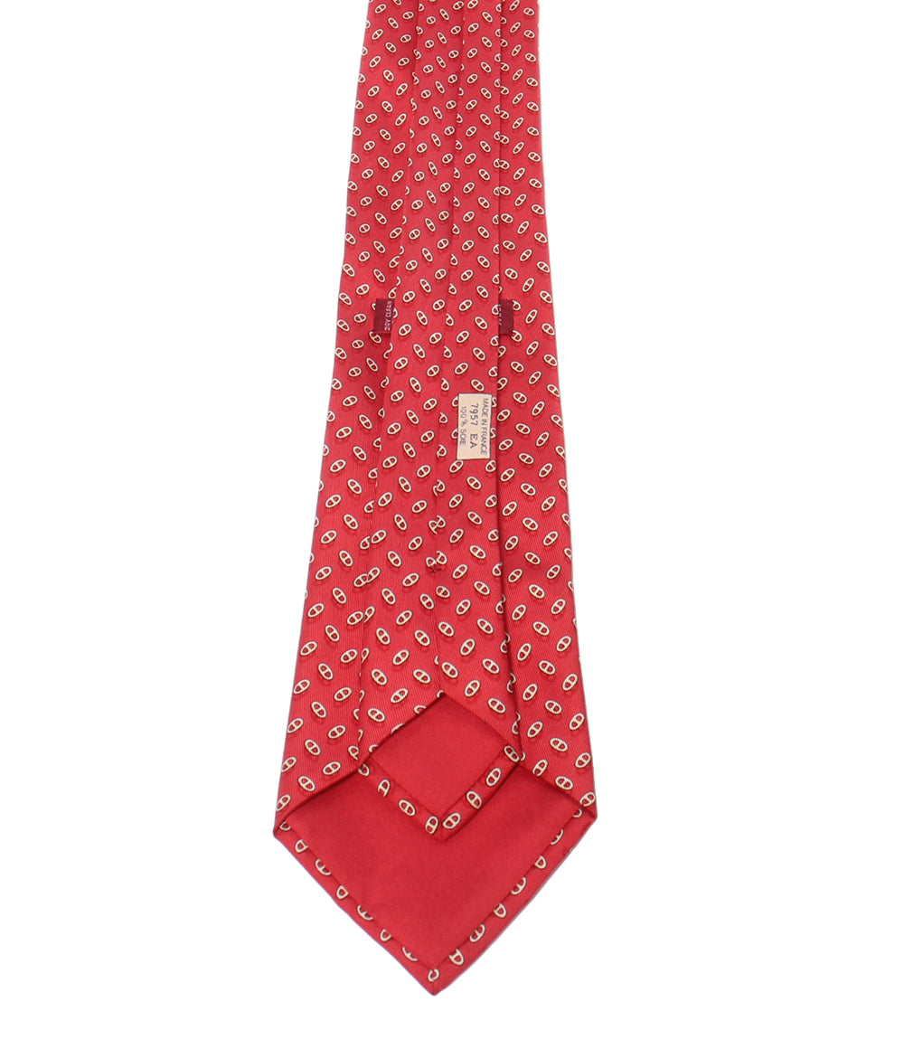 HERMES ネクタイ シルク100% メンズ エルメス