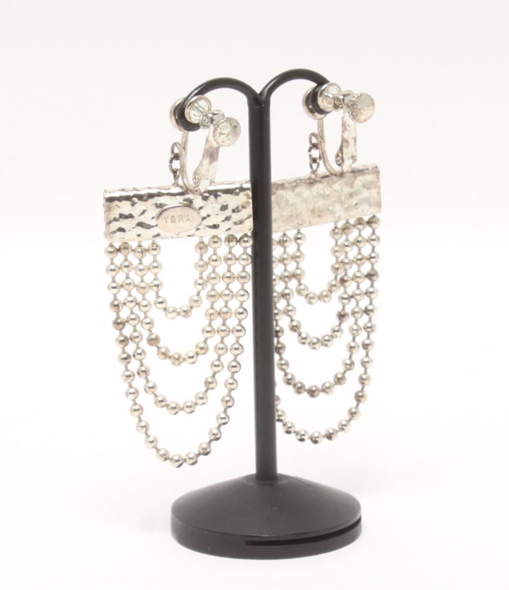 YOHAI チョーカー ネックレス イヤリング ボールチェーン 2点セット レディース