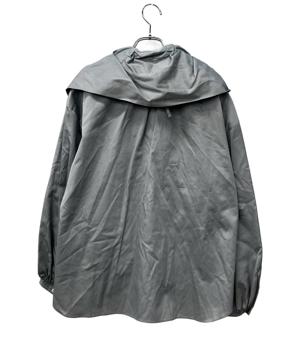 Drawer 長袖ブラウス フリルカラーリボン 2WAY 比翼仕立て つけ襟 6511-299-1048 レディース SIZE 38 (S) ドゥロワー