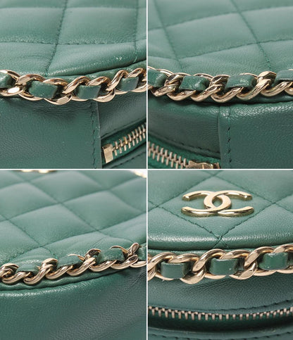 CHANEL チェーンショルダーバッグ ラウンド マトラッセ ゴールド金具 28番台 チェーンアラウンド レディース シャネル
