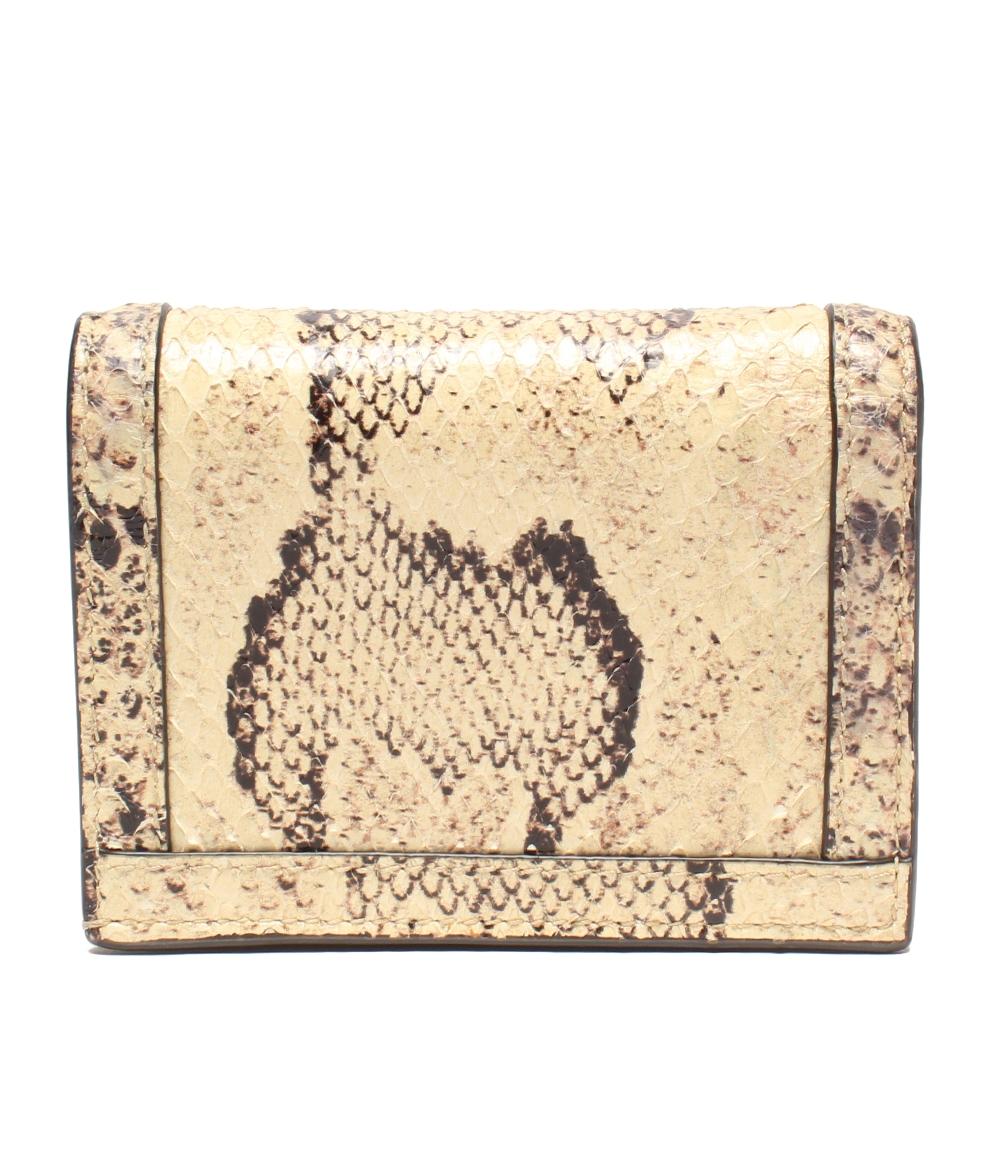 GUCCI 二つ折り財布 バンブー パイソン GGマーモント 658244 52540