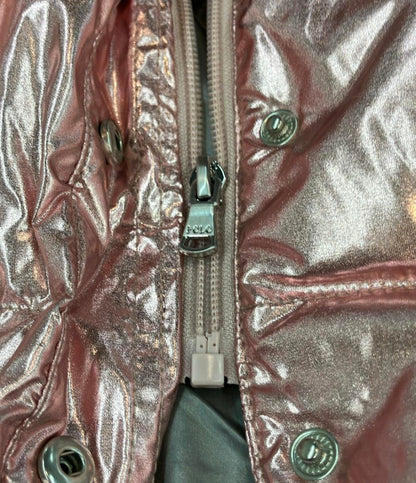 美品 POLO RALPH LAUREN ダウンコート タグ フード付き メタリック ウォーターレジスタント ダウン コート 312915797001 キッズ SIZE 6 (120cm)