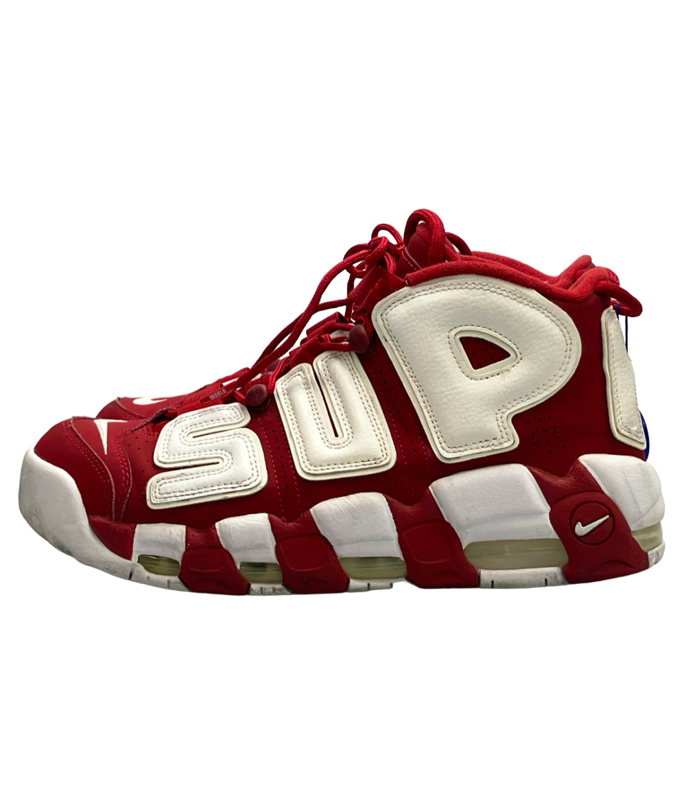 NIKE ミドルカットスニーカー × Supreme エア モア アップテンポ 902290-600 メンズ SIZE 27.5 ナイキ