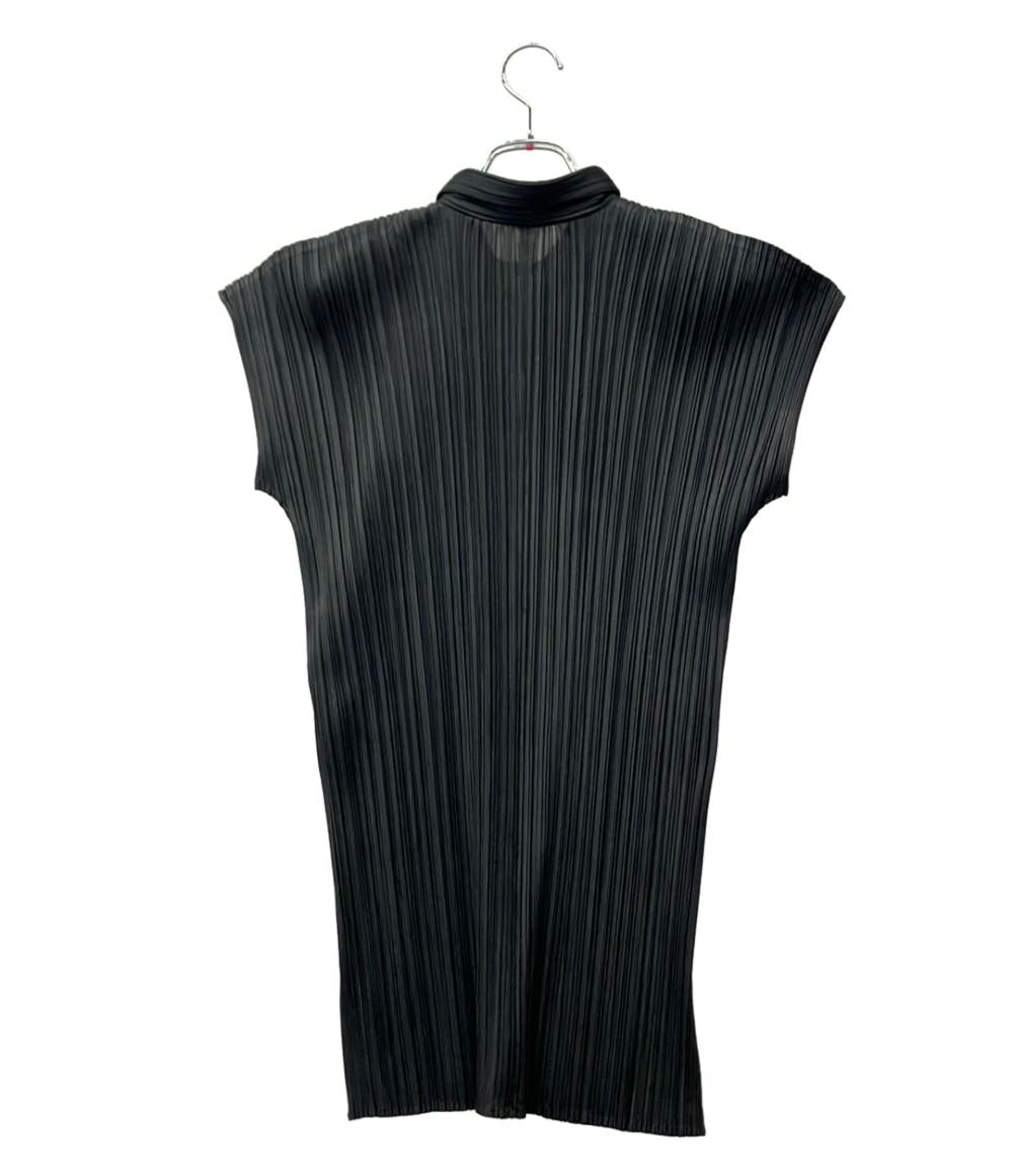 プリーツプリーズ 半袖シャツブラウス 3 L PLEATS PLEASE ISSEY MIYAKE - プリーツプリーズ 半袖シャツブラウス 3