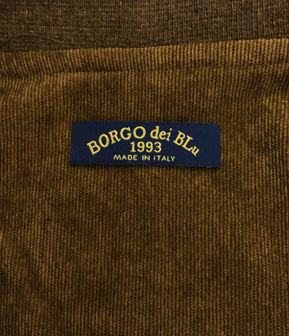 美品 ボルゴデブルー コーデュロイジャケット レディース SIZE 42 (M) borgo dei blu