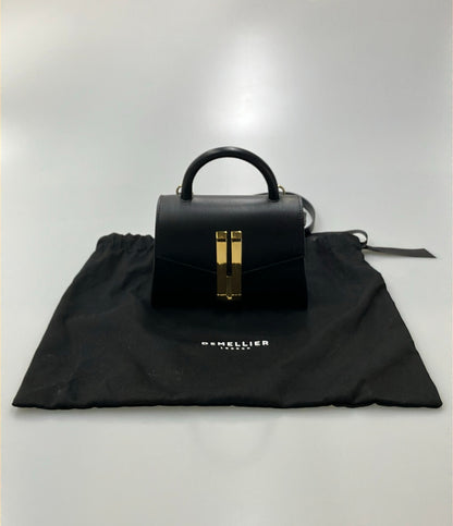 美品 DEMELLIER ハンドバッグ ショルダーバッグ 2WAY 斜め掛け レディース デメリエー