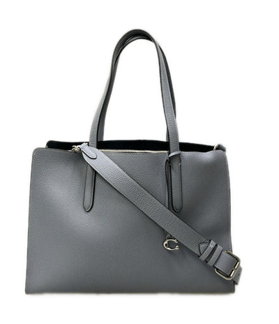 美品 COACH トートバッグ ショルダーバッグ 2WAY 斜め掛け レザー キャリーオール CH805 レディース コーチ