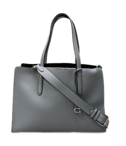 美品 COACH トートバッグ ショルダーバッグ 2WAY 斜め掛け レザー キャリーオール CH805 レディース コーチ