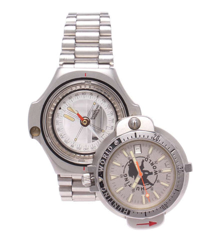 HUNTING WORLD 腕時計 コンパス付き スポーツアバウト クオーツ CW-14846 メンズ ハンティングワールド