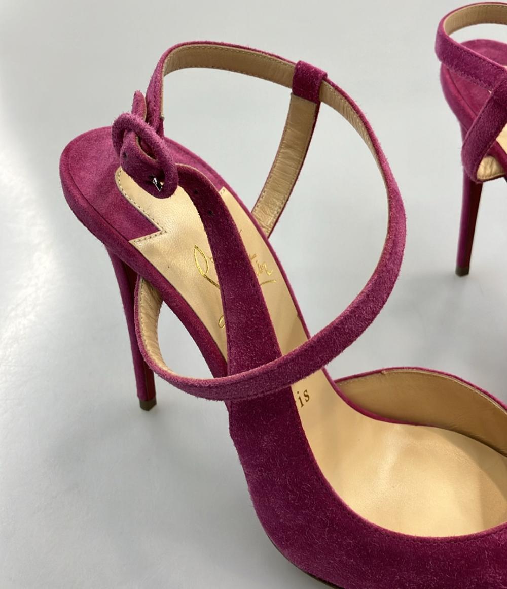 美品 Christian Louboutin アンクルストラップパンプス レディース SIZE 38 (25cm) クリスチャンルブタン