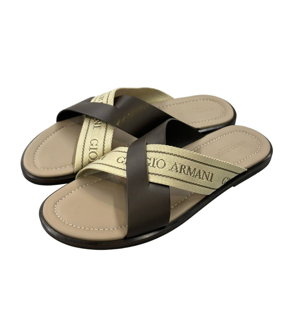 GIORGIO ARMANI クロスストラップサンダル メンズ SIZE 8 ジョルジオアルマーニ